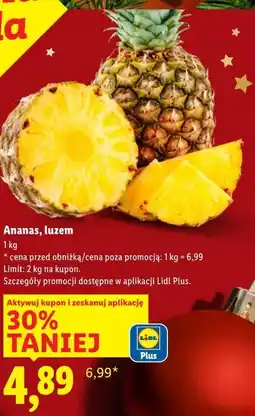 Lidl Ananas, luzem oferta