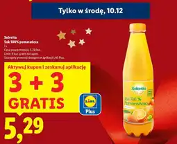 Lidl Solevita Sok 100% pomarańcza oferta