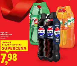 Lidl Pepsi Zero, Mirinda lub 7UP, 2x1L oferta