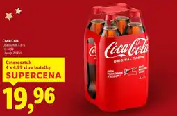 Lidl Coca-Cola, 4x1L oferta