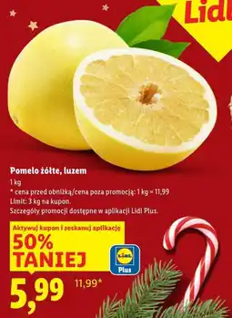 Lidl Pomelo żółte, luzem oferta