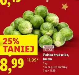 Lidl Polska brukselka, luzem oferta