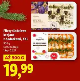 Lidl Filety śledziowe krojone z dodatkami, XXL oferta