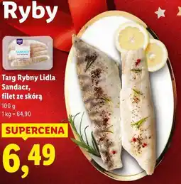 Lidl Sandacz, filet ze skórą oferta