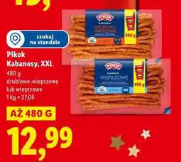 Lidl Pikok Kabanosy, XXL oferta