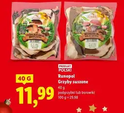 Lidl Runpol Grzyby suszone oferta