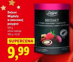 Lidl Deluxe, Migdały w owocowej posypce oferta