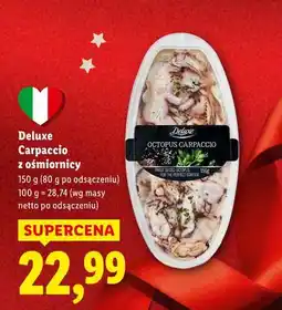 Lidl Deluxe, Carpaccio z ośmiornicy oferta
