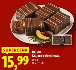 Lidl Deluxe, krajanka piernikowa oferta
