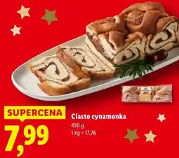 Lidl Ciasto cynamonka oferta