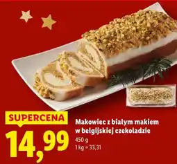 Lidl Makowiec z białym makiem w belgijskiej czekoladzie oferta