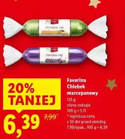 Lidl Chlebek marcepanowy oferta