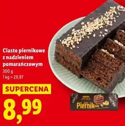 Lidl Ciasto piernikowe z nadzieniem pomarańczowym oferta