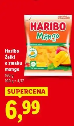 Lidl Haribo, żelki o smaku mango oferta