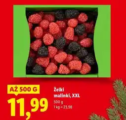 Lidl Żelki malinki, XXL oferta