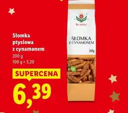 Lidl Słomka ptysiowa z cynamonem oferta