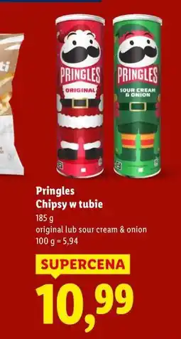 Lidl Pringles, chipsy w tubie oferta