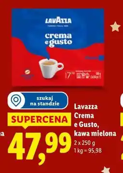 Lidl Lavazza Crema e Gusto, kawa mielona oferta