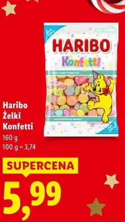 Lidl Haribo, żelki Konfetti oferta