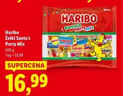 Lidl Haribo Żelki Santa's Party Mix oferta