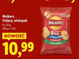 Lidl Walkers, chipsy (wielorak) oferta