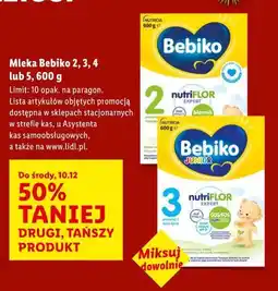Lidl Mleka bebiko 2,3,4 lub 5, 600 g oferta