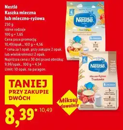Lidl Nestlé Kaszka mleczna lub mleczno-ryżowa oferta