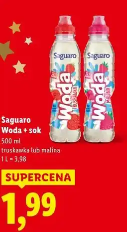 Lidl Saguaro Woda + sok oferta