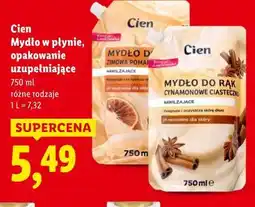 Lidl Cien Mydło w płynie, opakowanie uzupełniające oferta
