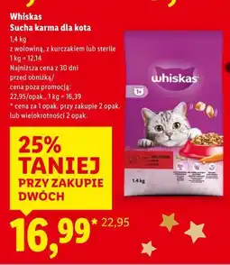 Lidl Whiskas Sucha karma dla kota oferta