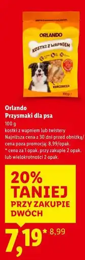 Lidl Orlando Przysmaki dla psa oferta