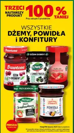 Kaufland Wszystkie dżemy, powidła i konfitury oferta