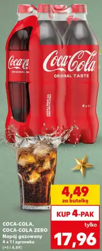 Kaufland Coca-Cola, Coca-Cola Zero, 4 pak oferta