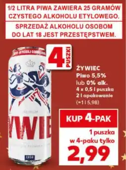 Kaufland Żywiec piwo, 4-pak oferta