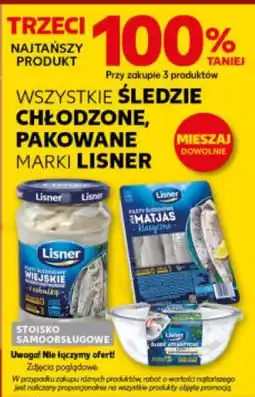 Kaufland Wszystkie śledzie chłodzone, pakowane marki Lisner oferta