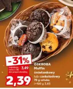 Kaufland Muffin śmietankowy lub czekoladowy oferta