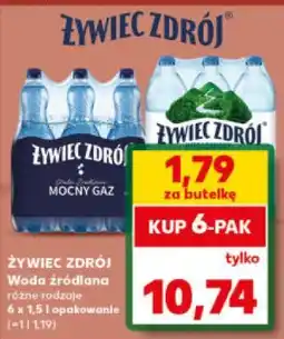 Kaufland Żywiec Zdrój, woda źródlana, 6-pak oferta