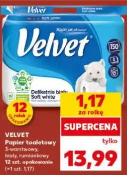 Kaufland Vellvet, papier toaletowy oferta
