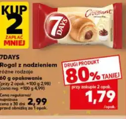 Kaufland 7DAYS Rogal z nadzieniem oferta