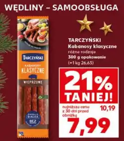 Kaufland Tarczyński Kabanosy klasyczne oferta