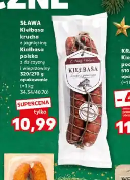 Kaufland Sława, kiełbasa krucha oferta