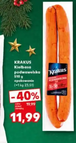 Kaufland Krakus, kiełbasa podwawelską oferta