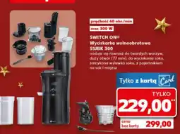 Kaufland Switch On, wyciskarka wieloobrotowa oferta
