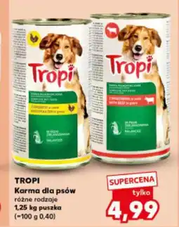 Kaufland Tropi, karma dla psów oferta