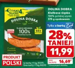 Kaufland Dolina Dobra, Kiełbasa śląska oferta