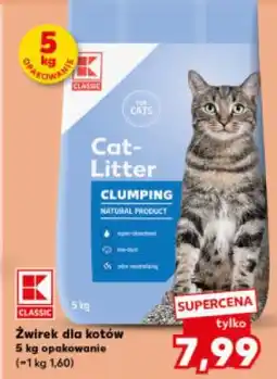 Kaufland Żwirek dla kotów oferta