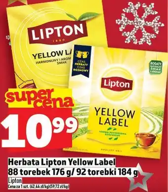 Herbata Lipton Yellow Label 88 torebek 176g / 92 torebki 184g