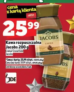 Topaz Kawa rozpuszczalna Jacobs Cronat Gold 200g oferta