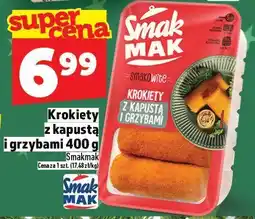 Topaz Krokiety z kapustą i grzybami Smakmak 400g oferta