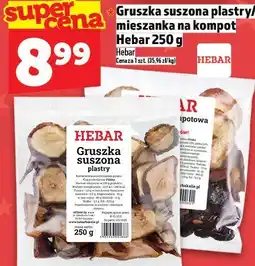 Topaz Gruszka suszona plastry/mieszanka na kompot Hebar 250g oferta